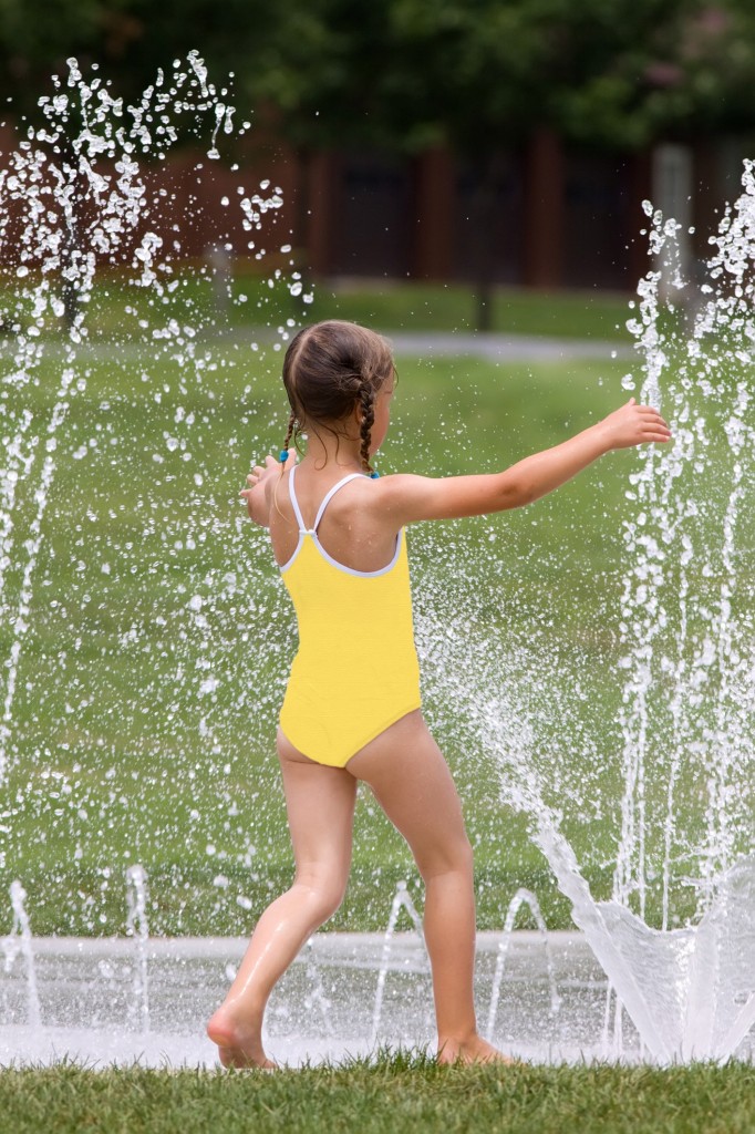 Girl In Splashpad Ck Public Health