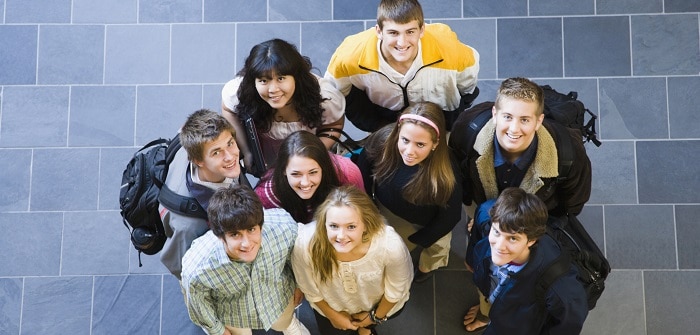 Picture of teens smiling
