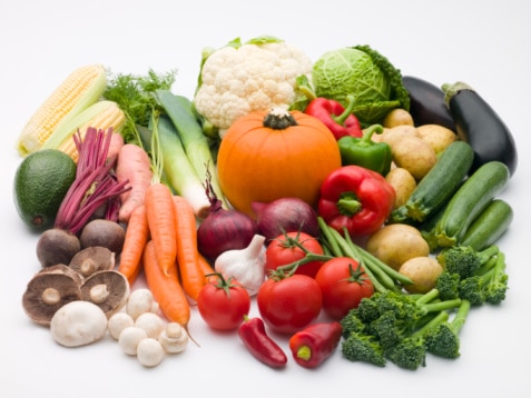 Picture of fresh vegetables