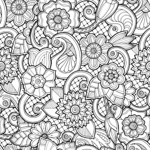 Illustration for a colouring page