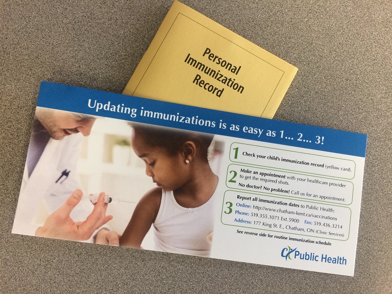 Updating Immunizations