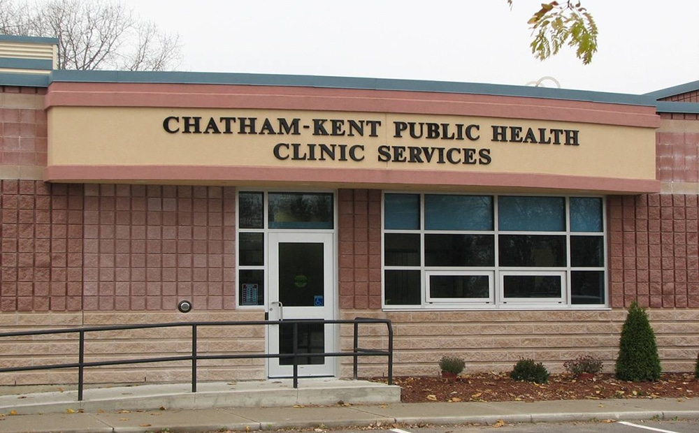 Exterior of Chatham-Kent Public Health Clinic Services