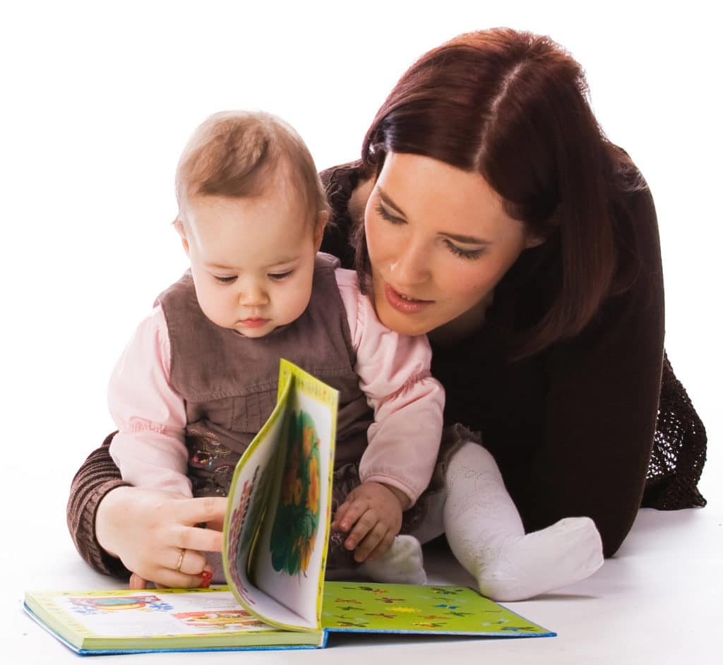 Picture of Mother and Daughter Reading