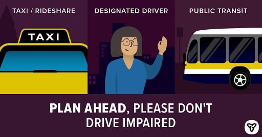 Don't drive impaired poster