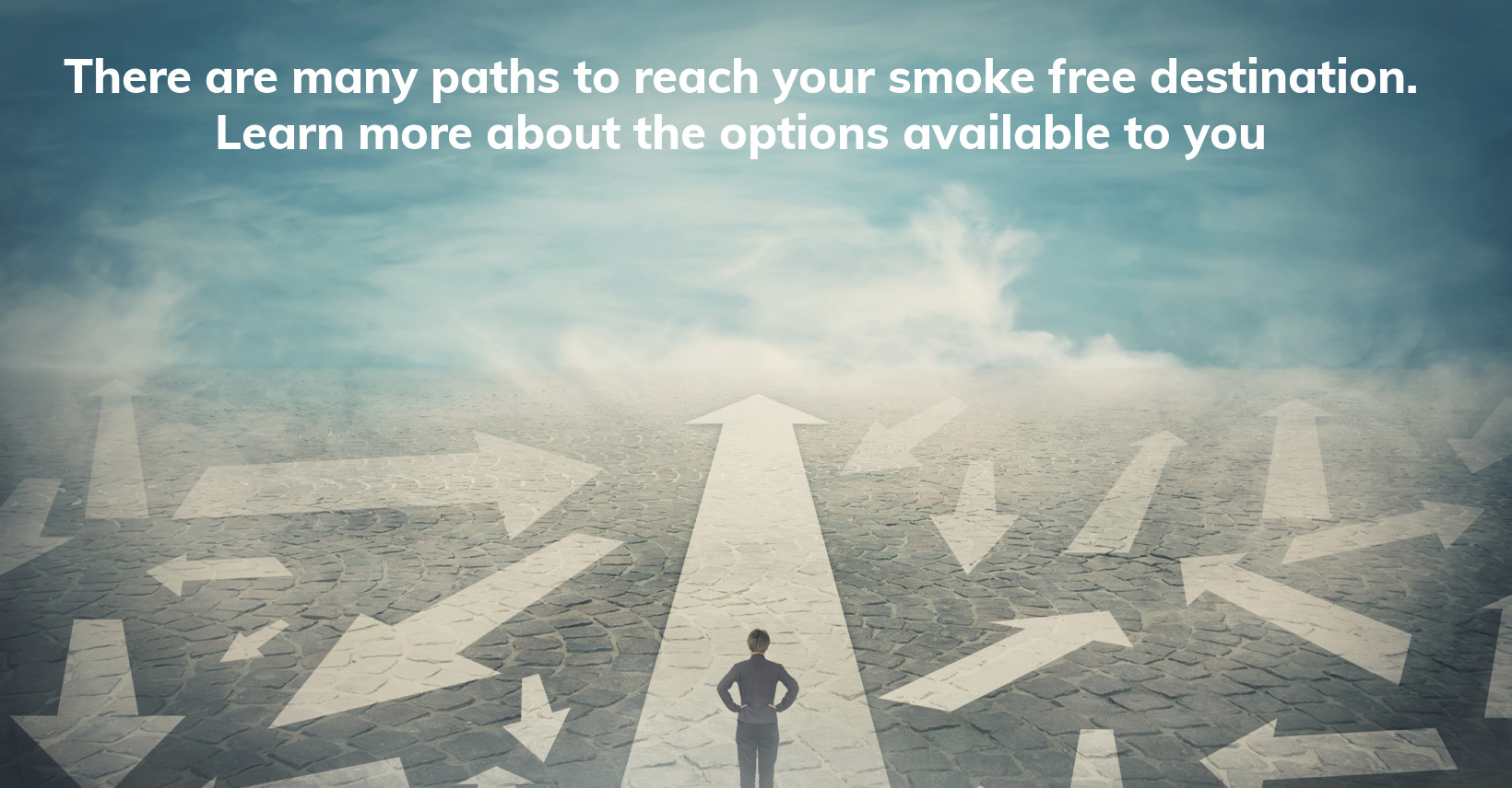 There are many paths to reach your smoke free destination. Learn more about the options available to you