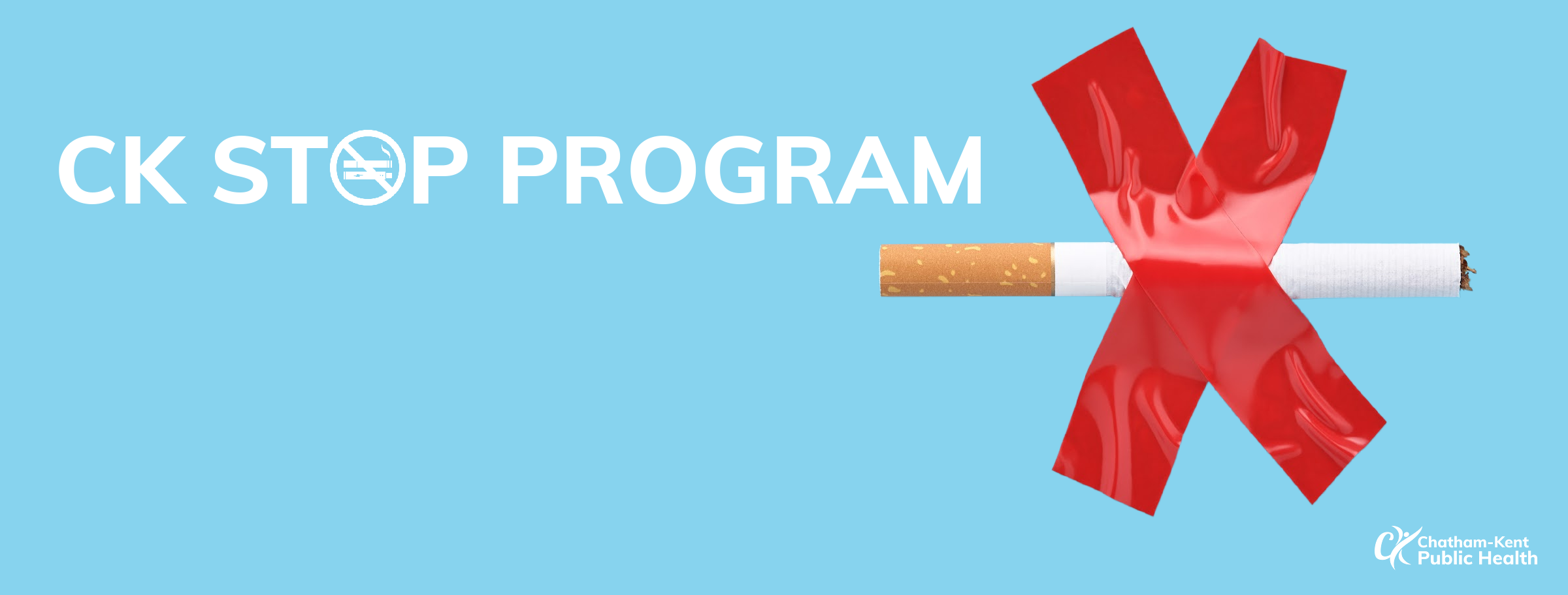 Starting May 2023, CK residents aged 18+ without primary care provider can receive up to 26 weeks of free supplies (patches, gum, lozenges, inhaler) to help them with their quit attempt